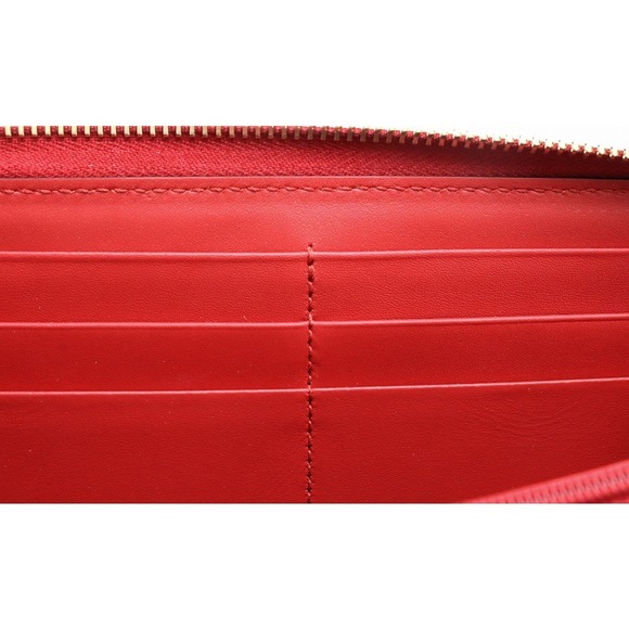 Gucci GG Supreme Long Wallet LOVE Rainbow Leather Khaki - Picture 7 of 9